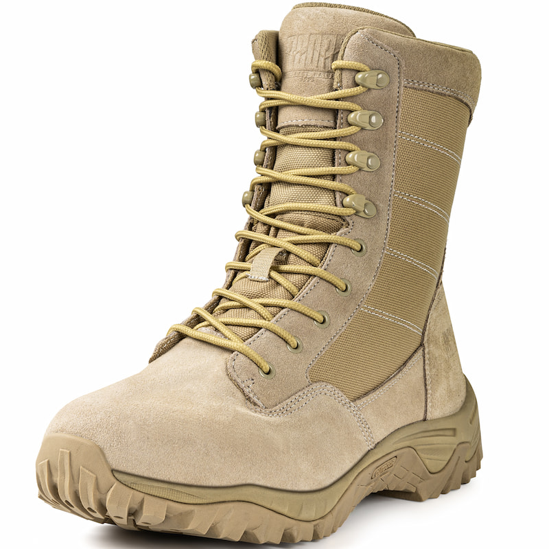 Waterproof Cow Suede Military Boots Men