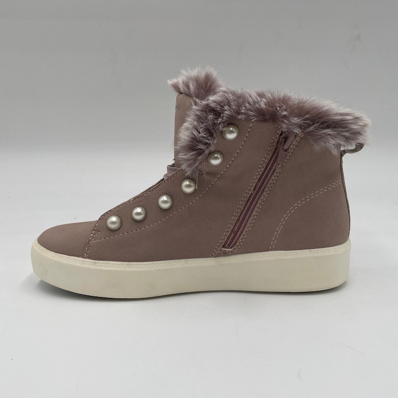 Velvet Winter Boots Faux Fur Lining