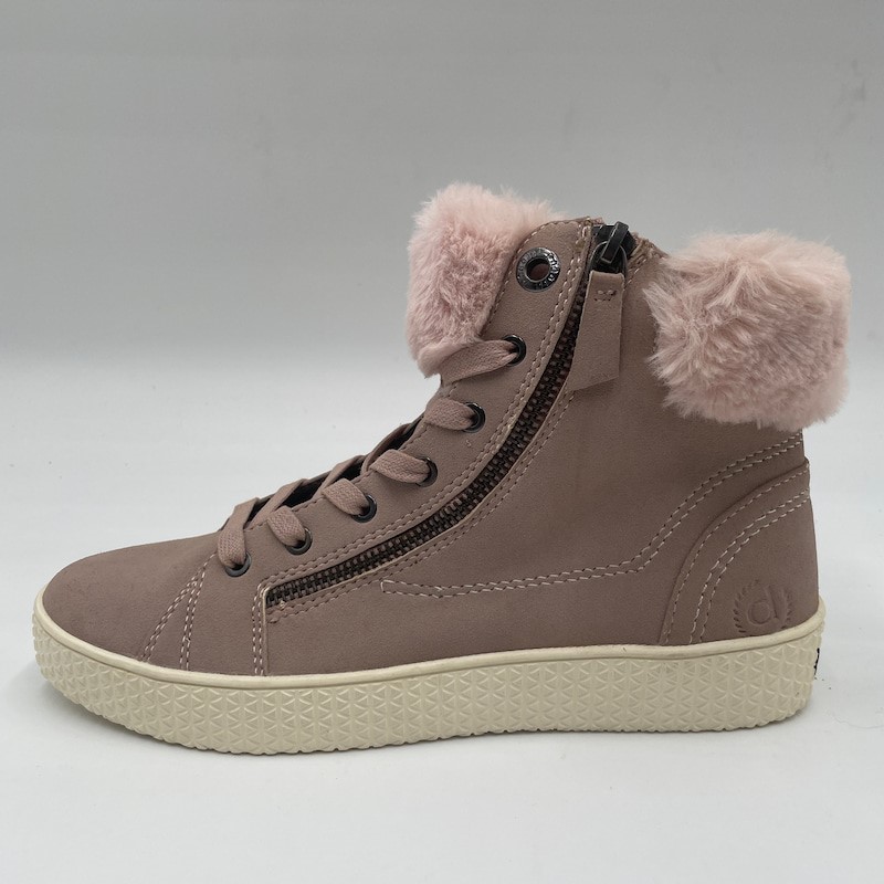 Colored Fur Velvet Boots For Winter