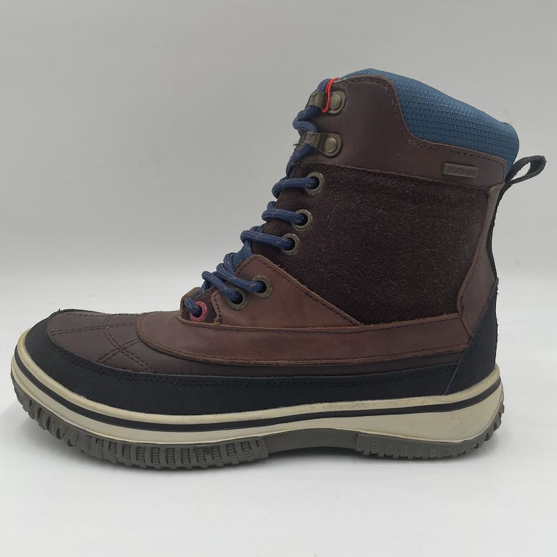 Water-repellent Mid Boots Genuine Leather