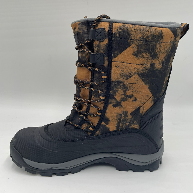 Printed Fabric Winter Boots