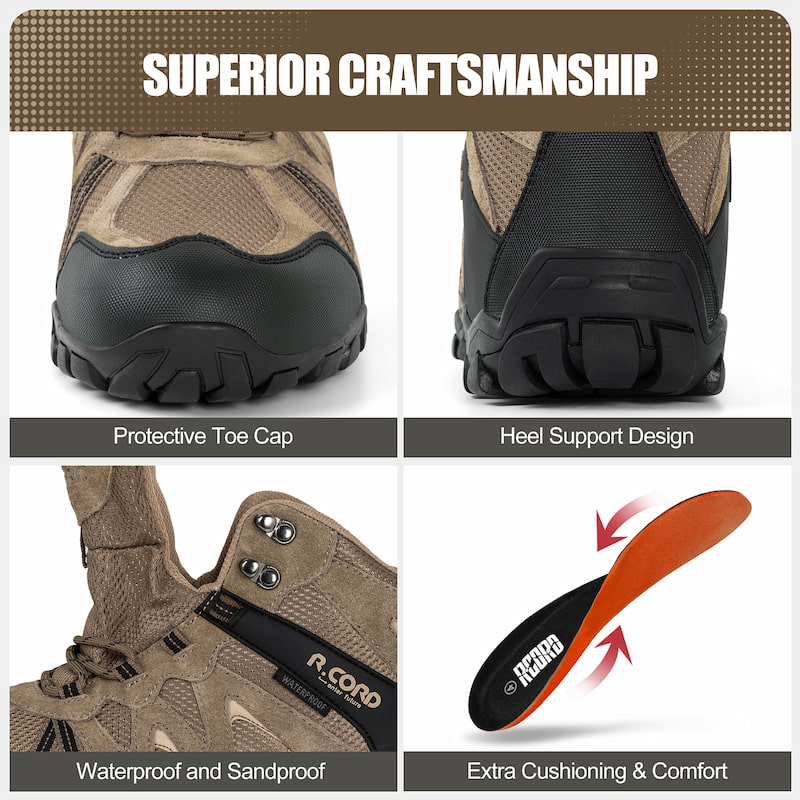 Protective Toe Cap Heel Support Design