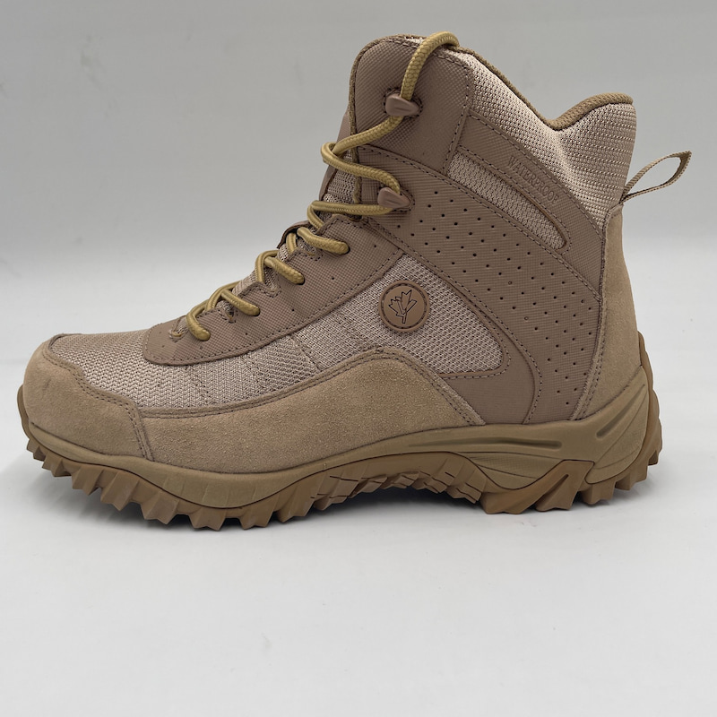 Waterproof Cow Suede Military Boots Men