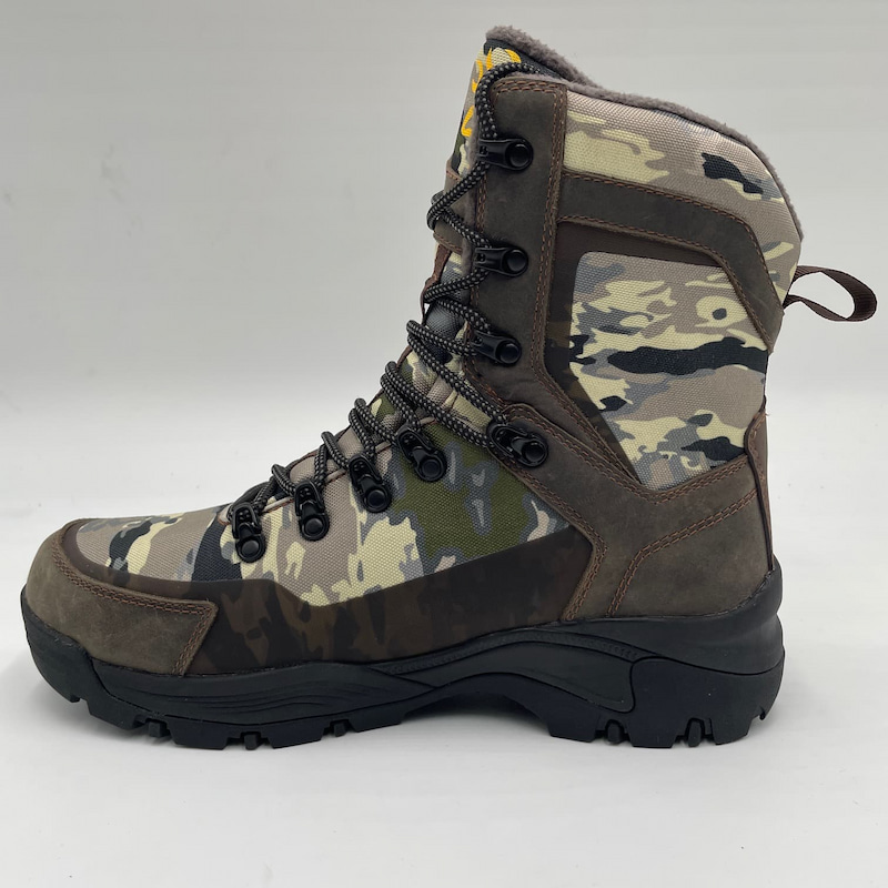 Waterproof Camo Hunting Boots Genuine Leather