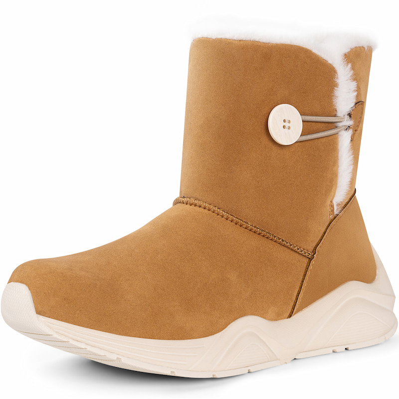 Waterproof Synthetic Slip-on Winter Boots Women