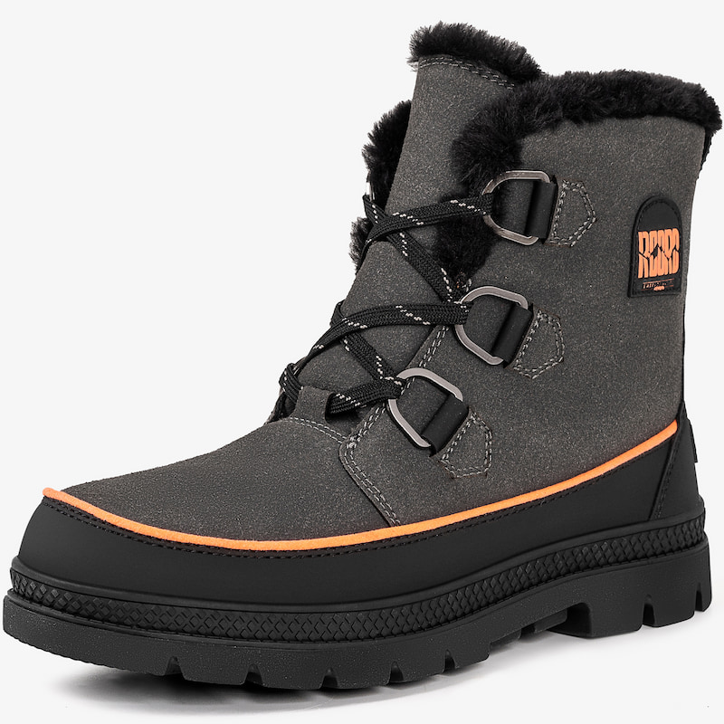 Water-resistant Mid Snow Boots TPR Outsole