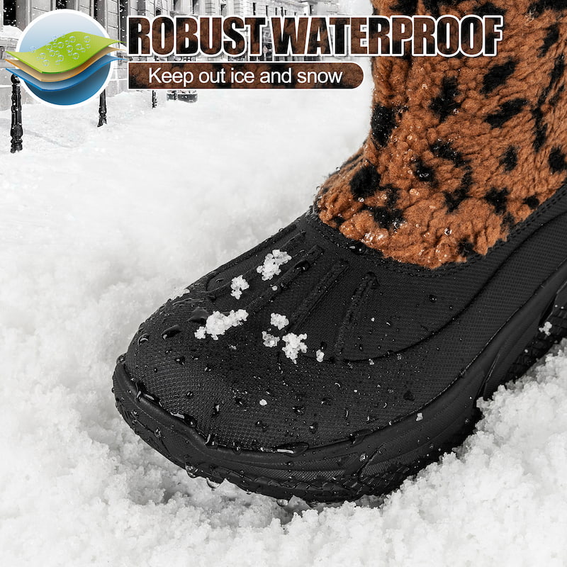 Waterproof Winter Duck Boots Rubber Shell