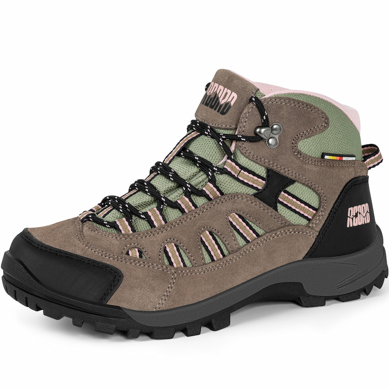 Women's Waterproof Cow Suede Hiking Shoes