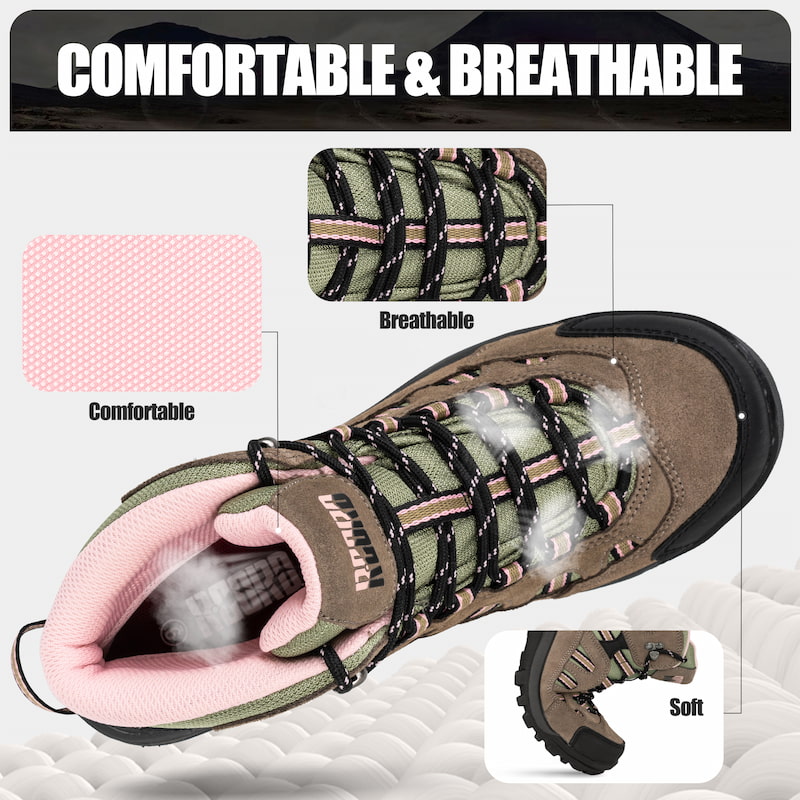 Breathable Comfortable Hiking Shoes Oxford Cloth