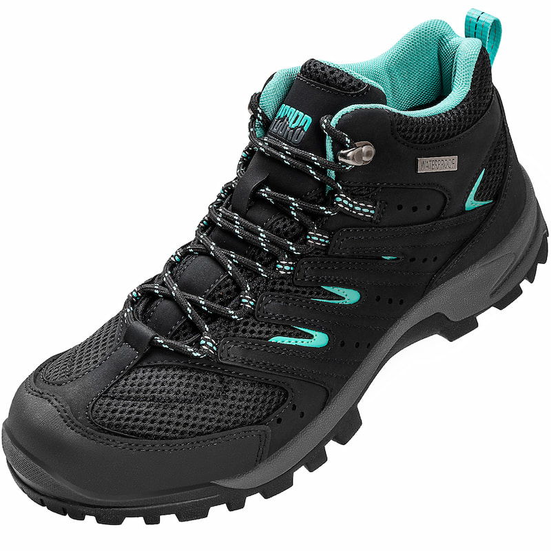 Women's Waterproof Lace-up Low Hiking Shoes