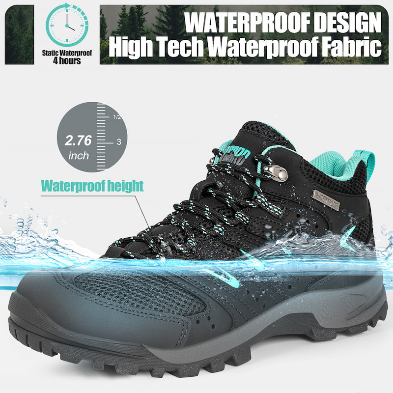 Waterproof Mid Hiking Boots For Women