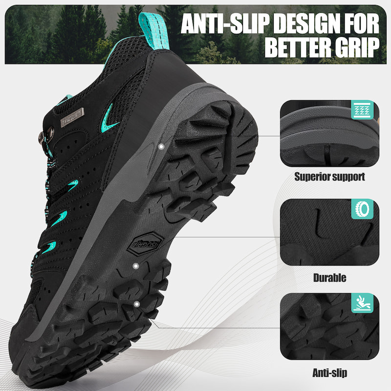 Non-slip Durable Hiking Shoes TPR Outsole