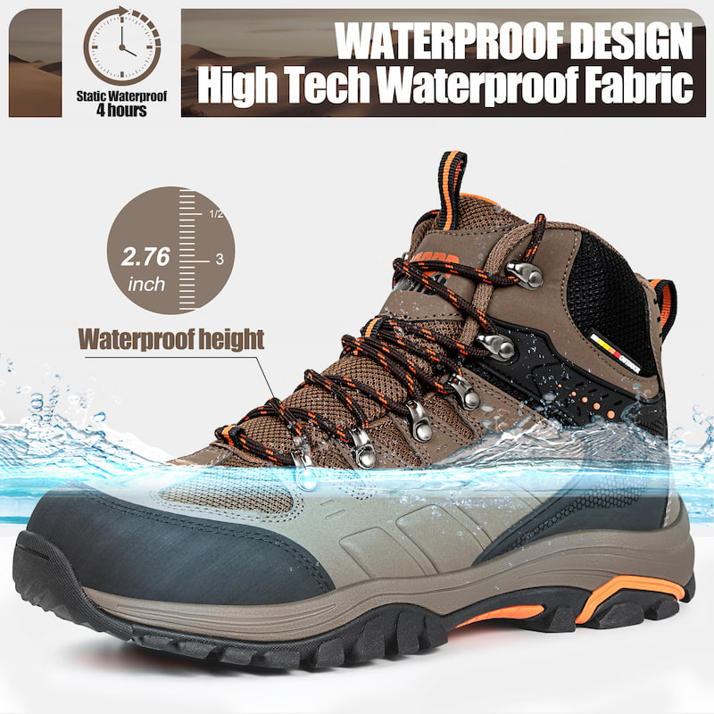 Waterproof Mid Hiking Boots For All-season