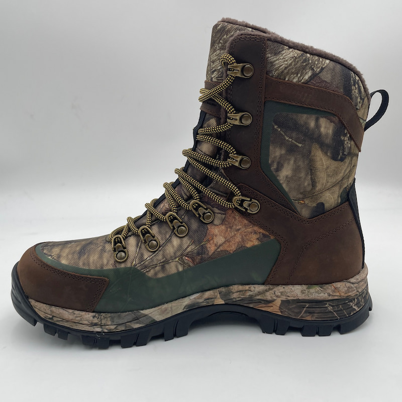 Men's Waterproof Top-grain Camo Hunting Boots